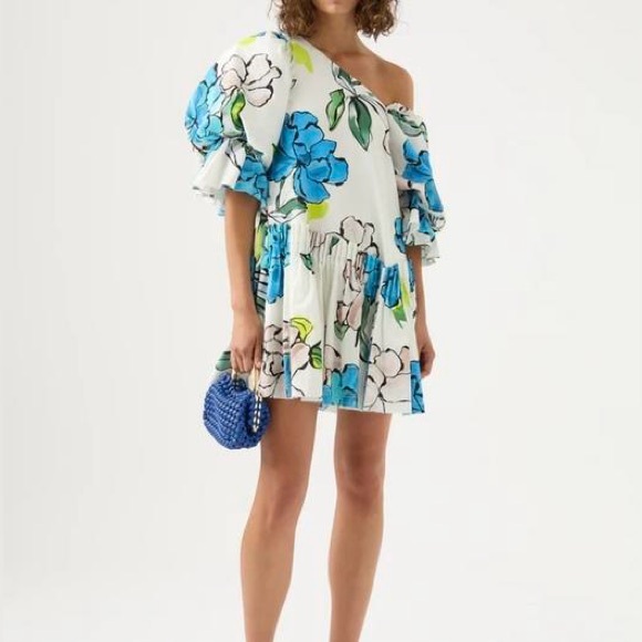 Aje Cy Off Shoulder Smock Dress, size 10 AU (6US) - Picture 5 of 16